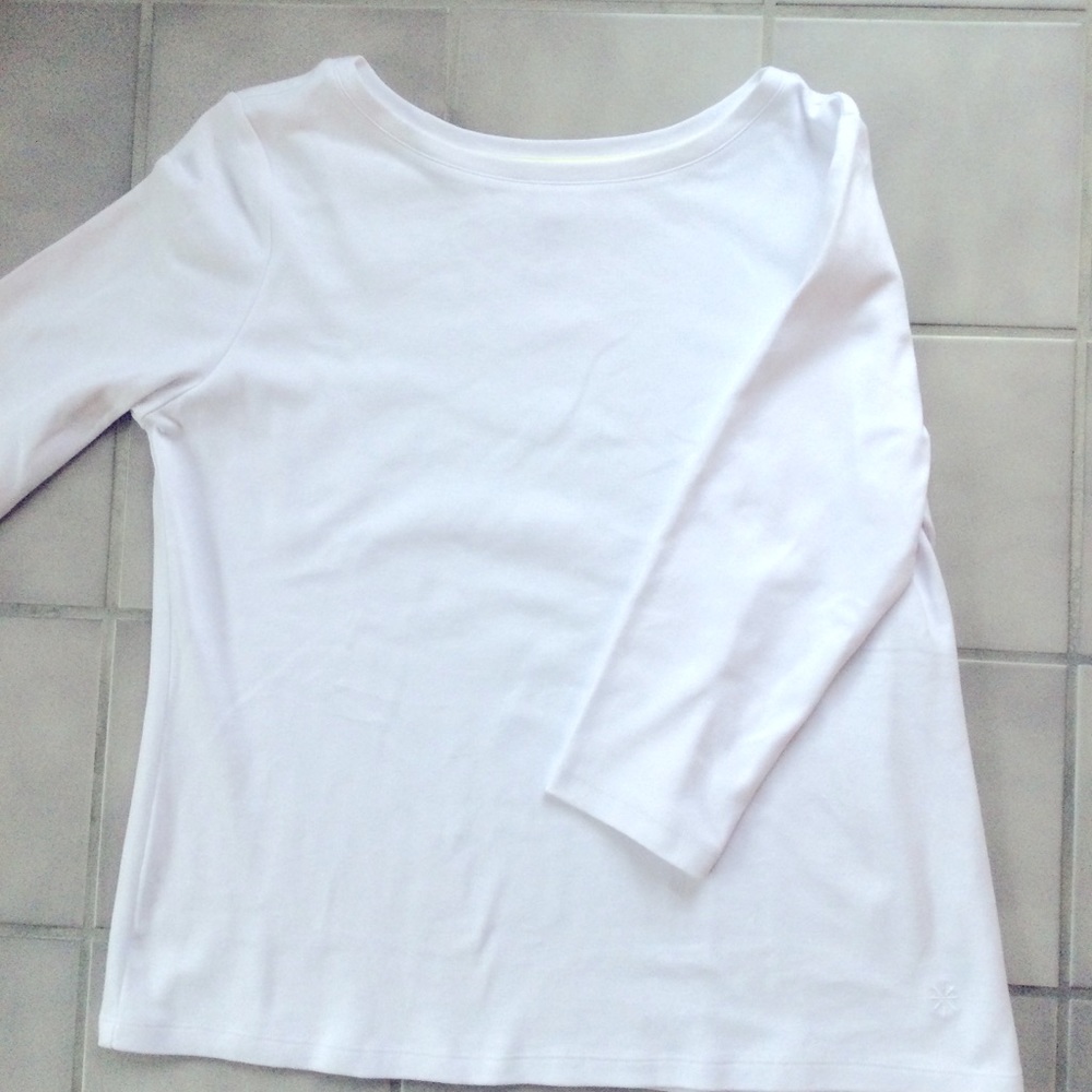 Isaac Mizrahi ballet neck top